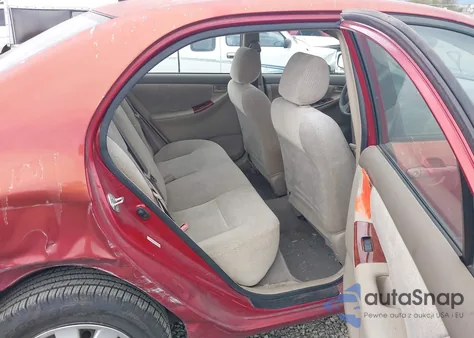 2004 Toyota Corolla Le из США, поврежденный, VIN JTDBR38E342021760